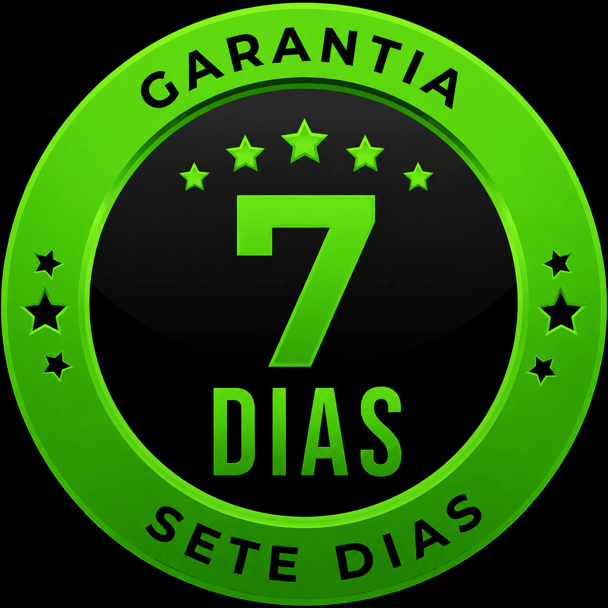 Selo de garantia de 7 dias
